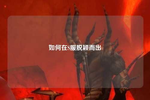 如何在S服脱颖而出