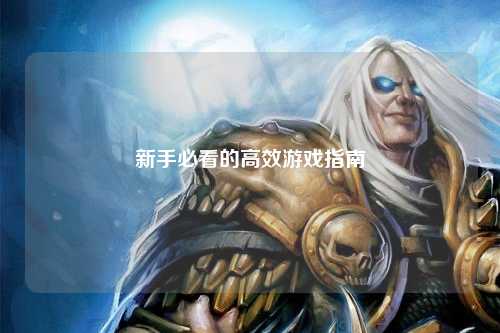 新手必看的高效游戏指南