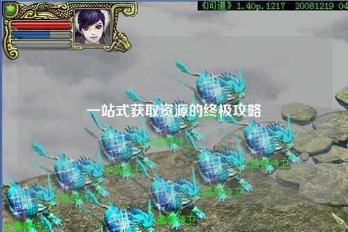一站式获取资源的终极攻略