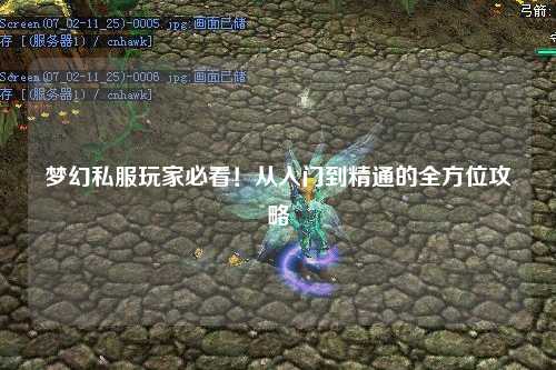 梦幻私服玩家必看！从入门到精通的全方位攻略