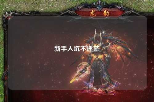 新手入坑不迷茫