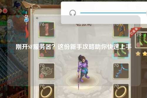 刚开SF服务器？这份新手攻略助你快速上手