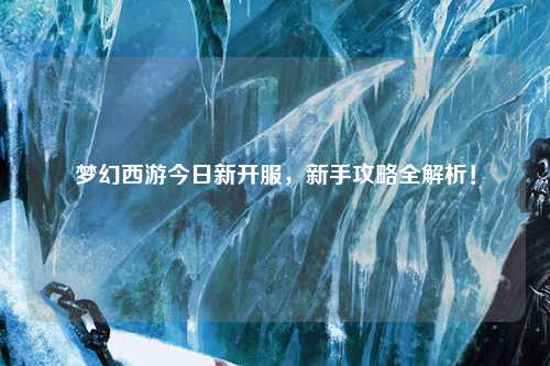 梦幻西游今日新开服，新手攻略全解析！